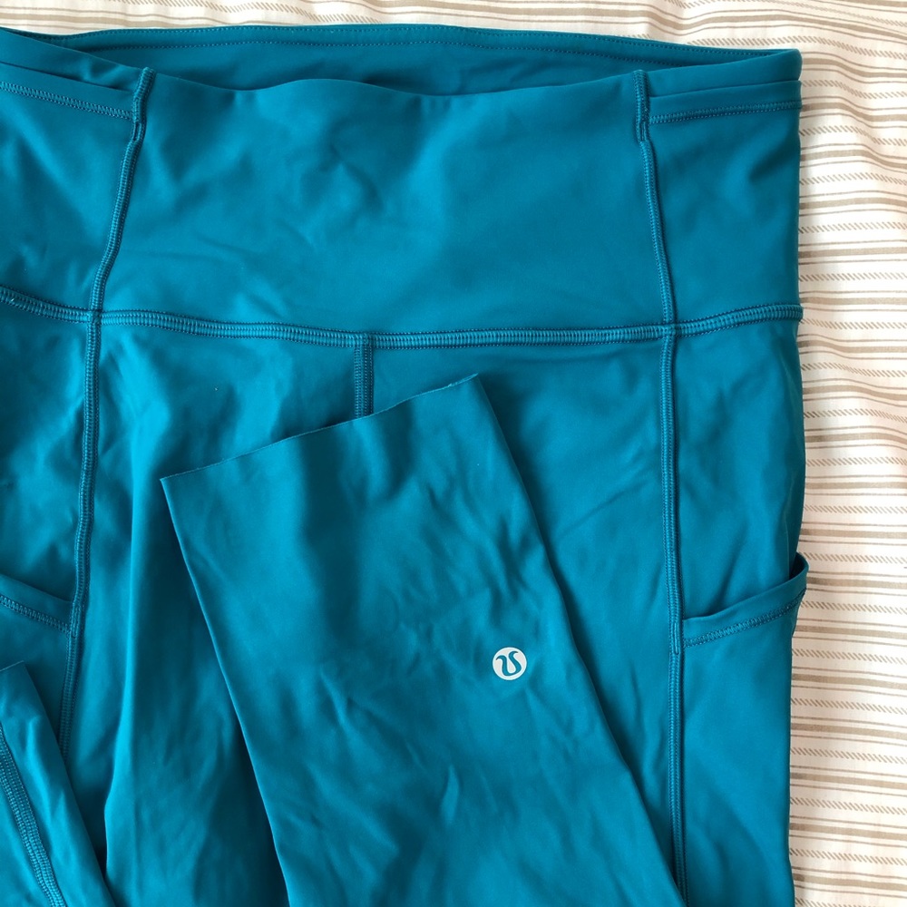Blue lulu leggings